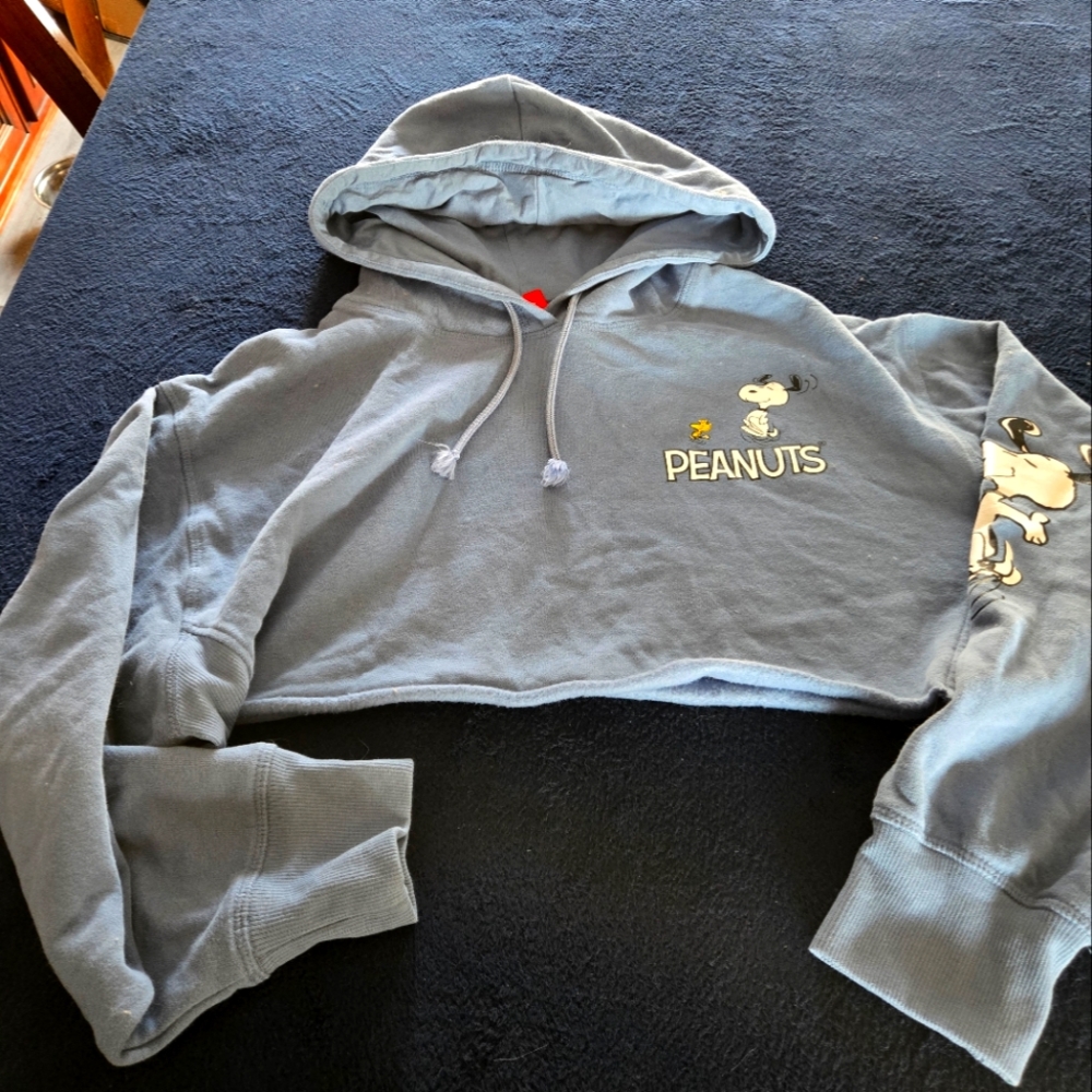 Peanuts Cropped Hoodie